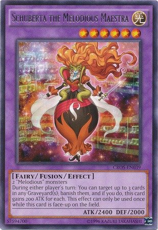 Amazon.com: YU-GI-OH! - Schuberta The Melodious Maestra (CROS